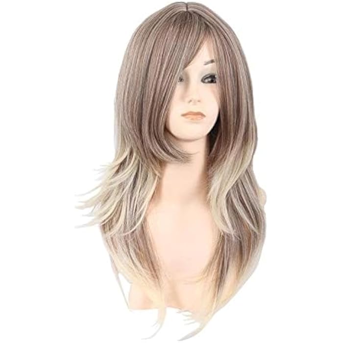 DILLARDS Middle Of Hair Ladies Wigs Fashion Wig 55Cm-60Cm Gold - Image 2